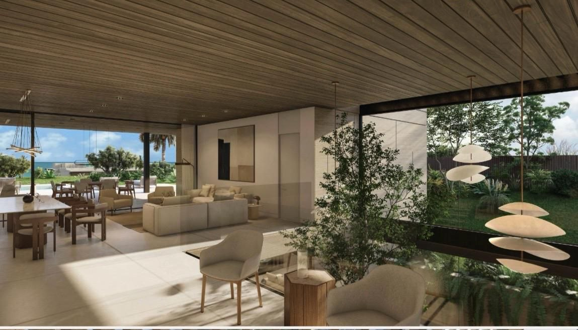 Armani Residences open plan living room